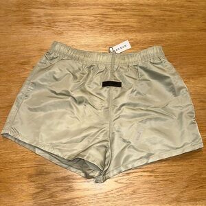 Essentials fear of god running short - Seafoam
